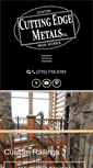 Mobile Screenshot of cuttingedgemetals.com
