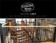 Tablet Screenshot of cuttingedgemetals.com